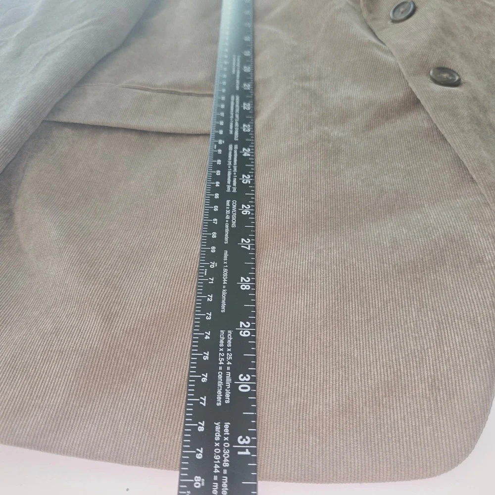 Lauren Ralph Lauren Mens 48R Corduroy Blazer Brown Paisley Lining Sport Coat